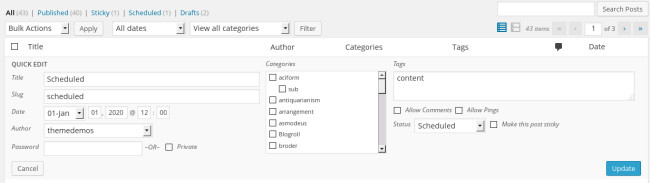 Quick Edit Makes Content Attributes Easy to Change